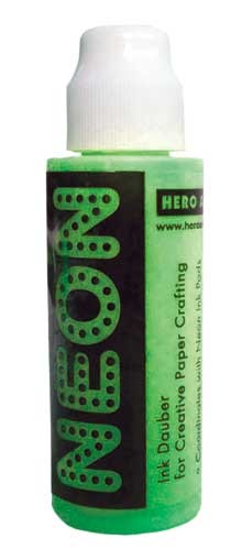 Hero Arts Ink Dauber for Paper Crafting - Neon Green (AD004)