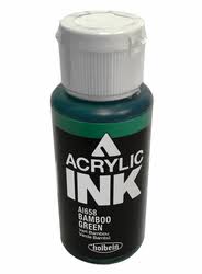 Holbein Paint Marker- Acrylic Ink -  Bamboo Green AI658
