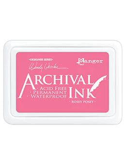 Ranger Wendy Vecchi Designer Series Archival Ink Pad - Cornflower Blue, Waterproof Stamping Ink