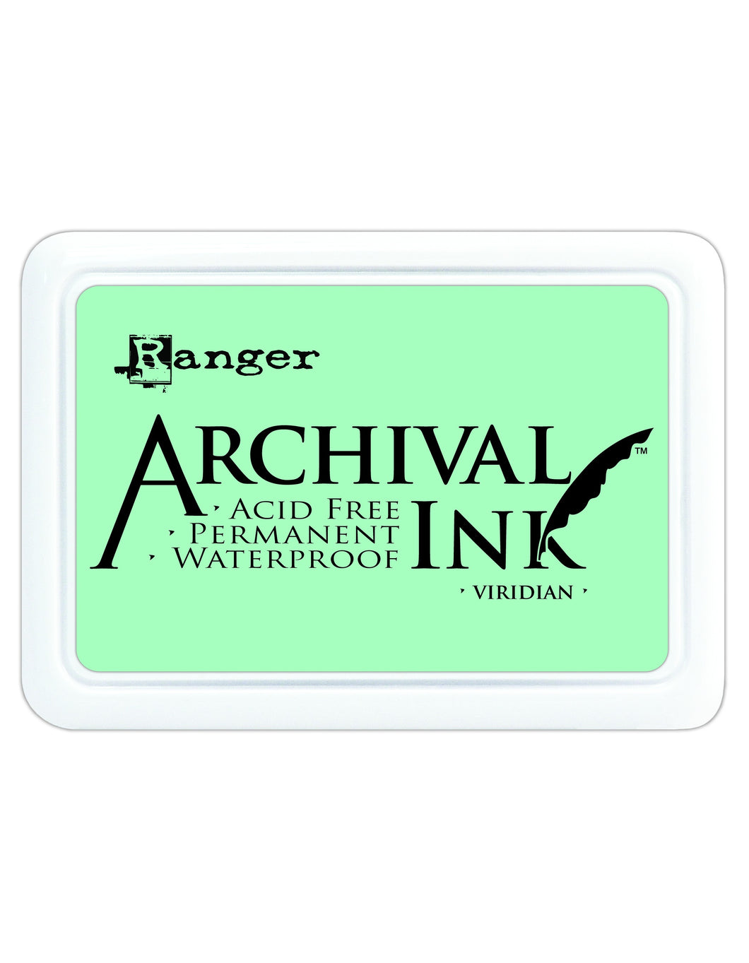 Stamp Ink Pad, 2 Inch X 3 Inch, Ranger Archival Ink Pad