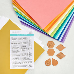 Exclusive Spellbinders Color Block Mini Kit with Online Class