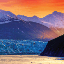 Load image into Gallery viewer, Reminisce Alaska Cruise Collection 12x12 Scrapbook Paper Alaskan Sunrise (ALC-002)
