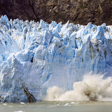 Load image into Gallery viewer, Reminisce Alaska Cruise Collection 12x12 Scrapbook Paper Calving Glacier (ALC-003)
