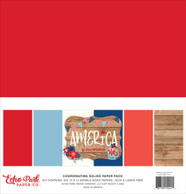Load image into Gallery viewer, Echo Park Paper Co. America Solids Paper Pack (AM213015)
