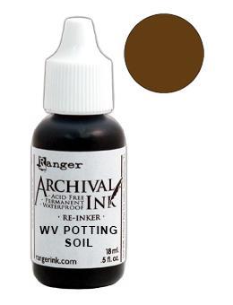 Wendy Vecchi Archival Ink™ Pad Re-Inker Potting Soil (ARD39037)