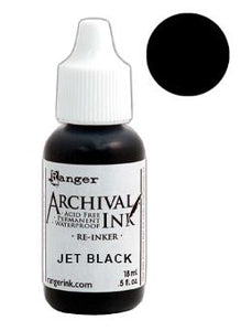 Ranger Archival Ink Pads Re-Inker Jet Black (ARR30799)