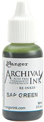 Ranger Archival Ink™ Pads Re-Inker Sap Green (ARR30935)