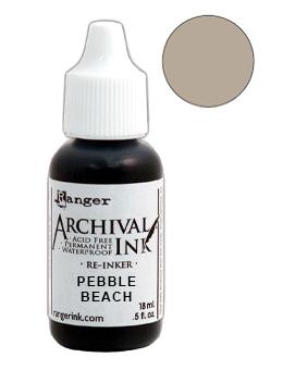 Ranger Archival Ink™ Pads Re-Inker Pebble Beach (ARR70849)