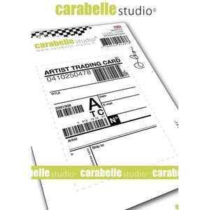 Carabelle Studio Cling Stamp ATC #1 (SA70173 E)