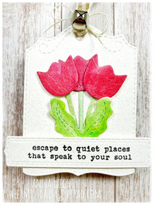 Impression Obsession Rubber Stamps Quiet Places (B13979)