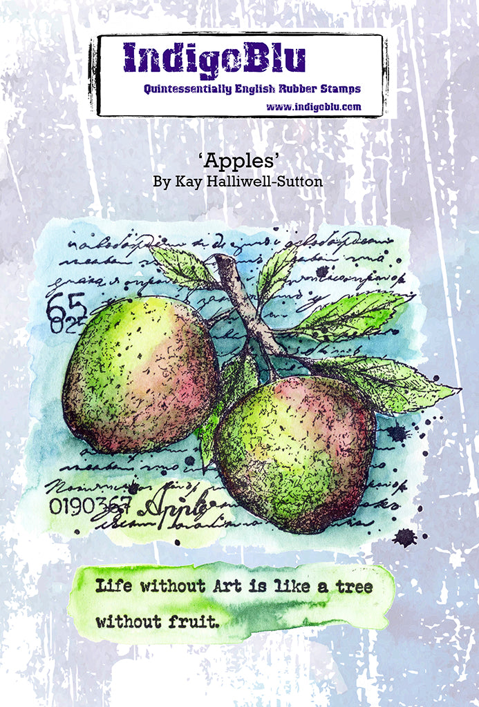 IndigoBlu Quintessentially English Rubber Stamps Apples (IND0864)