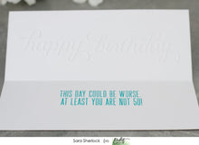 Load image into Gallery viewer, Picket Fence Studios Photopolymer Stamps Inside Quotes: Birthday (S-187)
