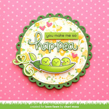 Load image into Gallery viewer, Lawnfawn Photopolymer Clear Stamps - Be Hap-pea (LF1890)
