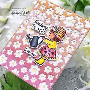 Honey Bee Stamps Bee Young Blooms Stamp & Die Set