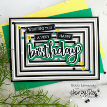 Load image into Gallery viewer, Honey Bee Stamps Die Birthday (HBDS-228)
