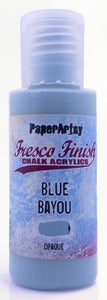 PaperArtsy Fresco Finish Chalk Acrylics Blue Bayou Opaque (FF206)