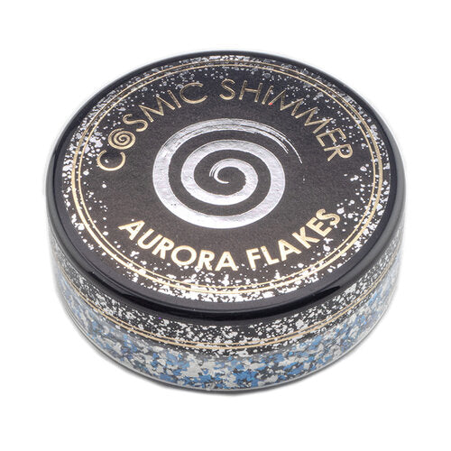 Creative Expressions Cosmic Shimmer Aurora Flakes - Blue Ice (CSAFBLUE)