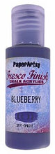 Load image into Gallery viewer, PaperArtsy Fresco Finish Chalk Acrylics Blueberry Translucent (FF106)

