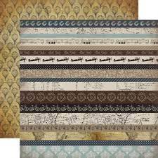 Echo Park Paper Co. Old World Travel Collection 12x12 Scrapbook Paper Border Strips (CBOWT53010EP)