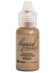 Liquid Pearls Dimensional Pearlescent Paint Brass (LPL46806)