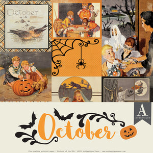 Authentique The Calendar Collection October Paper Pack (CAL058)