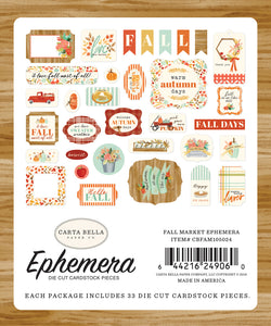 Carta Bella Paper Co Fall Market- Ephemera (CBFAM105024)