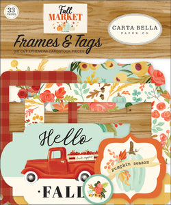 Carta Bella Paper Co Fall Market- Frames and Tags (CBFAM105025)