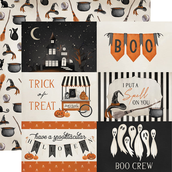 Carta Bella Paper Co. Halloween Market Collection - 4x6 Journaling Cards 12