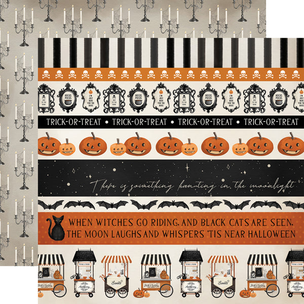 Carta Bella Paper Co. Halloween Market Collection - Border Strips 12