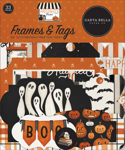 Carta Bella Paper Co Halloween Market - Frames and Tags (CBHM12105)