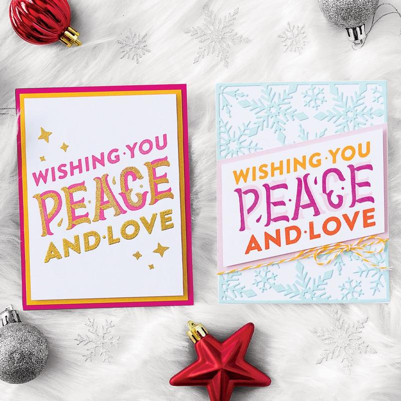 Hero Arts Polyclear Stamps Color Layering Peace (CM378)
