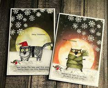 Load image into Gallery viewer, Stampers Anonymous Tim Holtz Collection Snarky Cat Christmas (CMS416)
