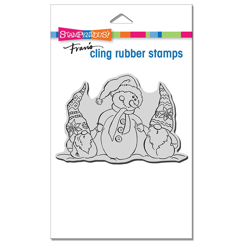 Stampendous Fran's Cling Rubber Stamps - Cling Snome Buddies (CRM362)