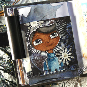 Elizabeth Craft Designs Art Journal Specials - Frosty Patterns Clear Stamp Set (CS208)