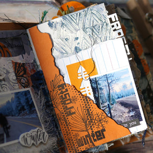 Elizabeth Craft Designs Art Journal Specials - Frosty Patterns Clear Stamp Set (CS208)