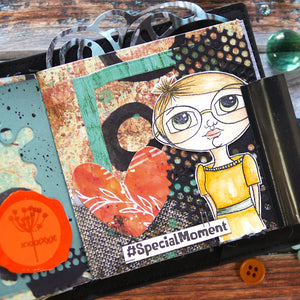 Elizabeth Craft Designs Picture It Art Journal Polaroid Embellishments 1 Clear Stamp Set (CS217)