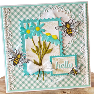 PRE-ORDER Elizabeth Craft Designs Everything's Blooming Collection Happy Stamp Set (CS299)