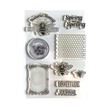 Load image into Gallery viewer, PRE-ORDER Elizabeth Craft Designs Everything&#39;s Blooming Collection Honeybee Stamp Set (CS300)
