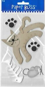 Paper Bliss Adhesive Embellishments Cat & Mouse (39168-PE-101)