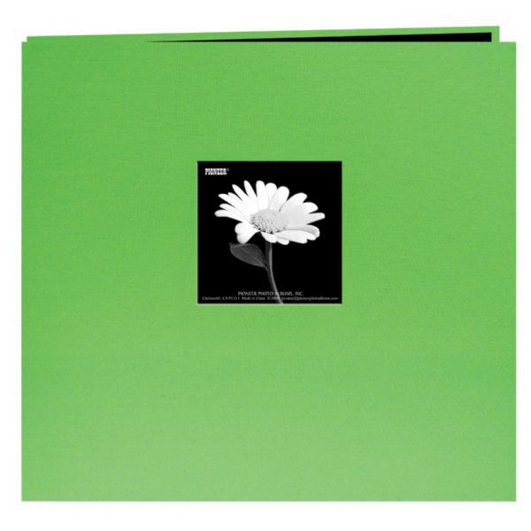 Pioneer Photo Albums E-Z Load 12x12 Memory Book Citrus Green (MB-10CBFS/CG)