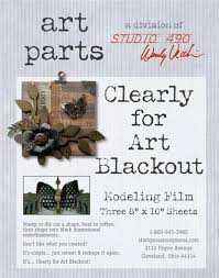 Wendy Vecchi Studio 490 Art Parts Clearly for Art Blackout 8