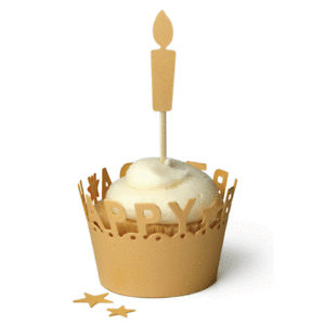 Lifestyle Crafts Cutting Dies - Happy Birthday Cupcake (DC0132)