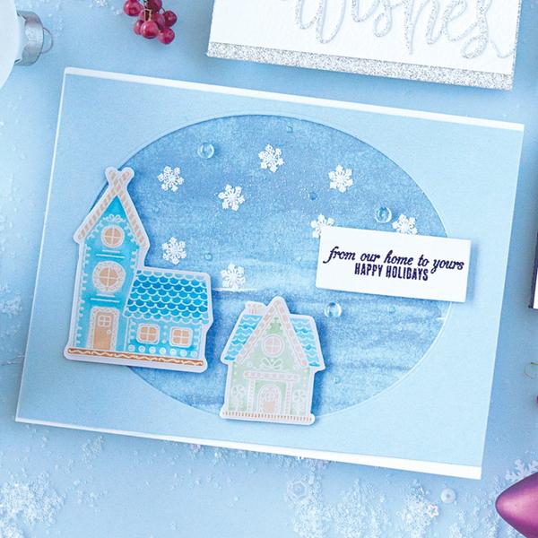 Hero Arts Stamp and Cut Gingerbread House (DC241)