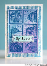 Load image into Gallery viewer, Darkroom Door Collage Stamp Seaside Squares (DDCS029)
