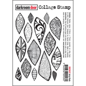 Darkroom Door Collage Stamp & Stencil Set Arty Pods (DDCS037)