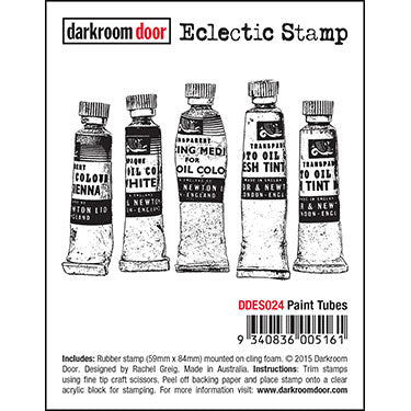 Darkroom Door Eclectic Stamp Paint Tubes (DDES024)