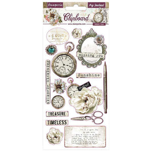 Stamperia Chipboard Romantic Collection My Journal (DFLCB26)