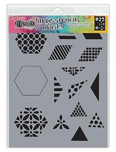 Dylusions by Dyan Reaveley 1.5" Quilt Large Stencil (DYS75349)