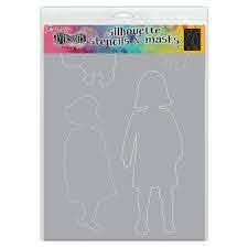 Dylusions by Dyan Reaveley Edith Silhouette Stencil (DYS75356)