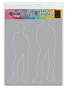 Dylusions by Dyan Reaveley Tom Silhouette Stencil (DYS75370)